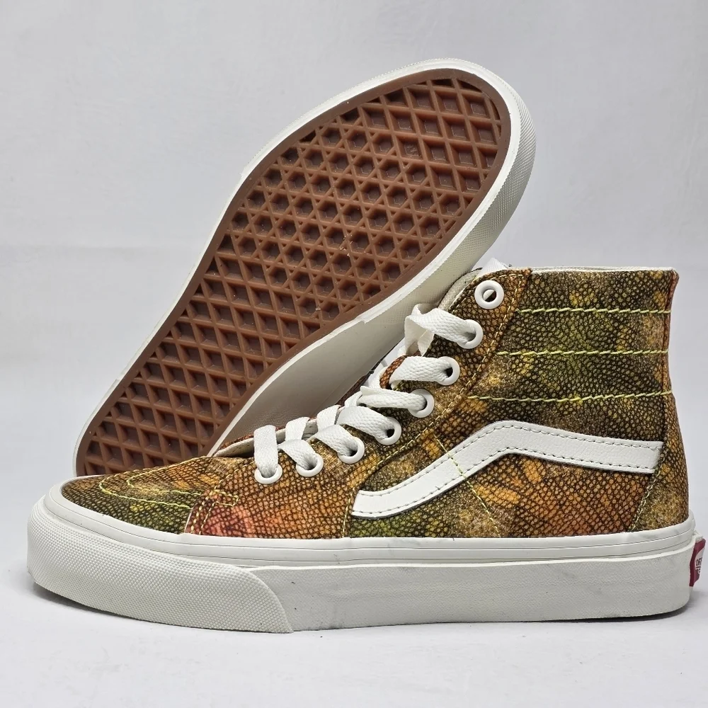Vans SK8 Hi Tapered Reptile Snake skin High Top sneaker Mens Size 4/Womens 5.5